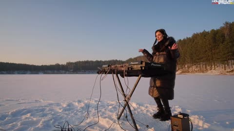 Korolova - Live @ Frozen Lake, Ukraine / Melodic Techno & Progressive House Mix