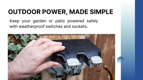 Power Up Outdoors: The Ultimate Weatherproof Switch & Socket Guide!