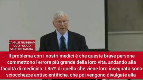 La scienza medica che impongono va gettata via e bisogna ricominciare da capo.
