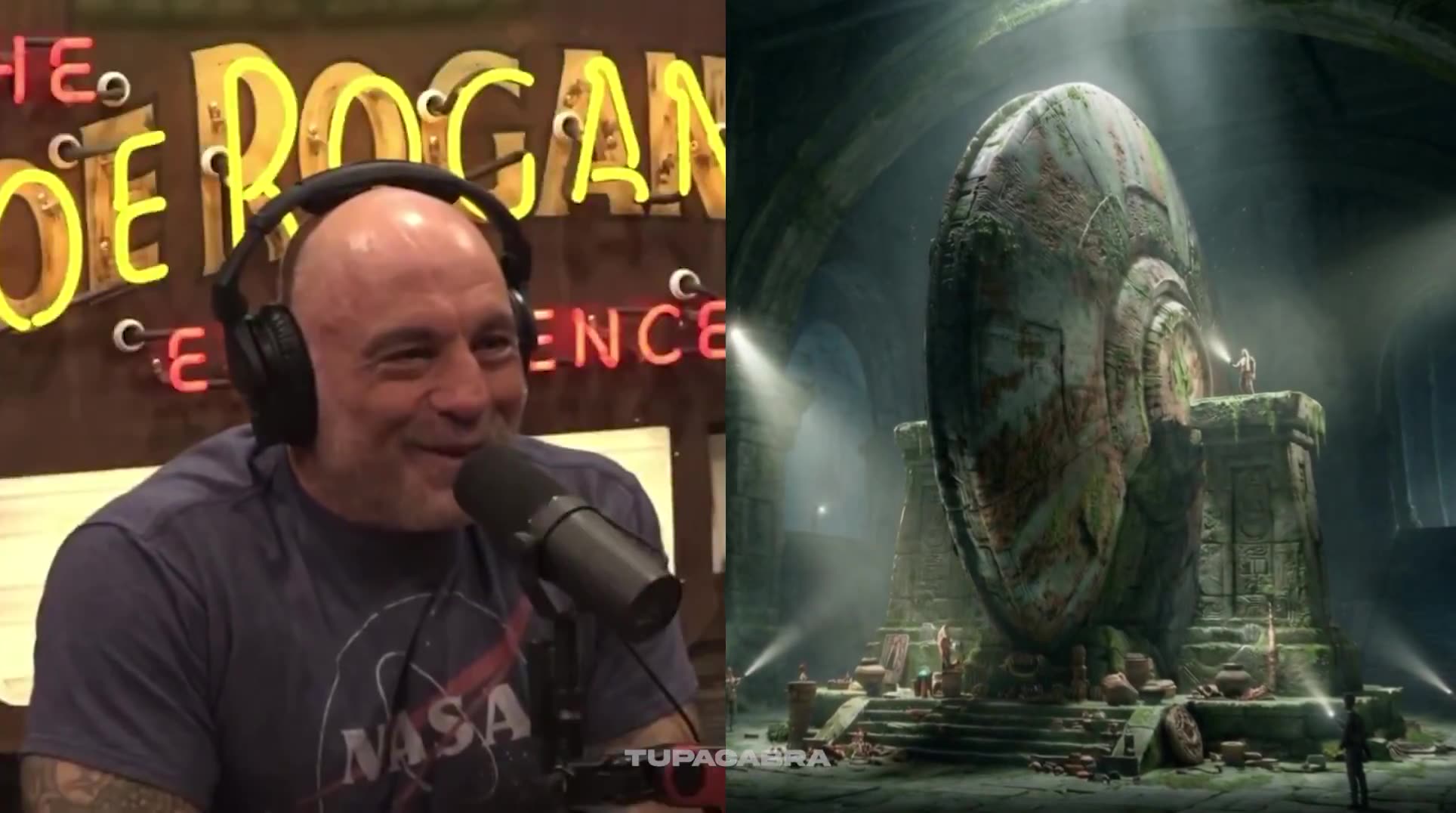 Joe Rogan and Ben van Kerkwyk of UNCHARTED X discuss the 40 meter long metallic object