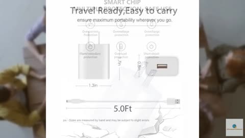 VR Headset Charger USB-C Charging Cord Compatible with Oculus Quest 2/Quest 2 Pr