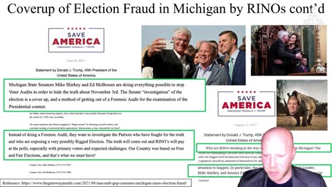 Ep. 7 The Michigan Republican Establishment is Corrupt and Anti-Election Integrity