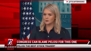Congress Can Blame Pelosi For This One