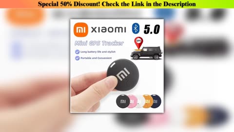 Xiaomi New Mini GPS Tracker Bluetooth 5.0 Anti-Lost GPS Device Car Tracking IOS Android