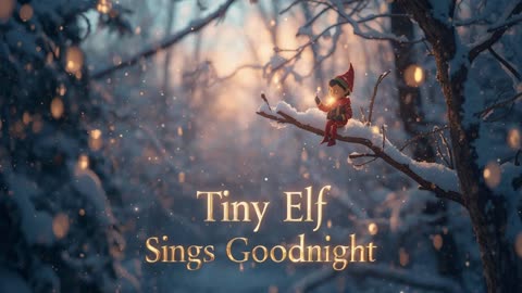 ✨ Tiny Elf Sings Goodnight – Magical Christmas Lullaby for Kids | Peaceful Sleep Music 🌙✨