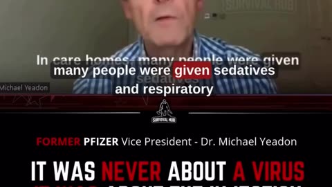 It was never about a Virus, It was about injection