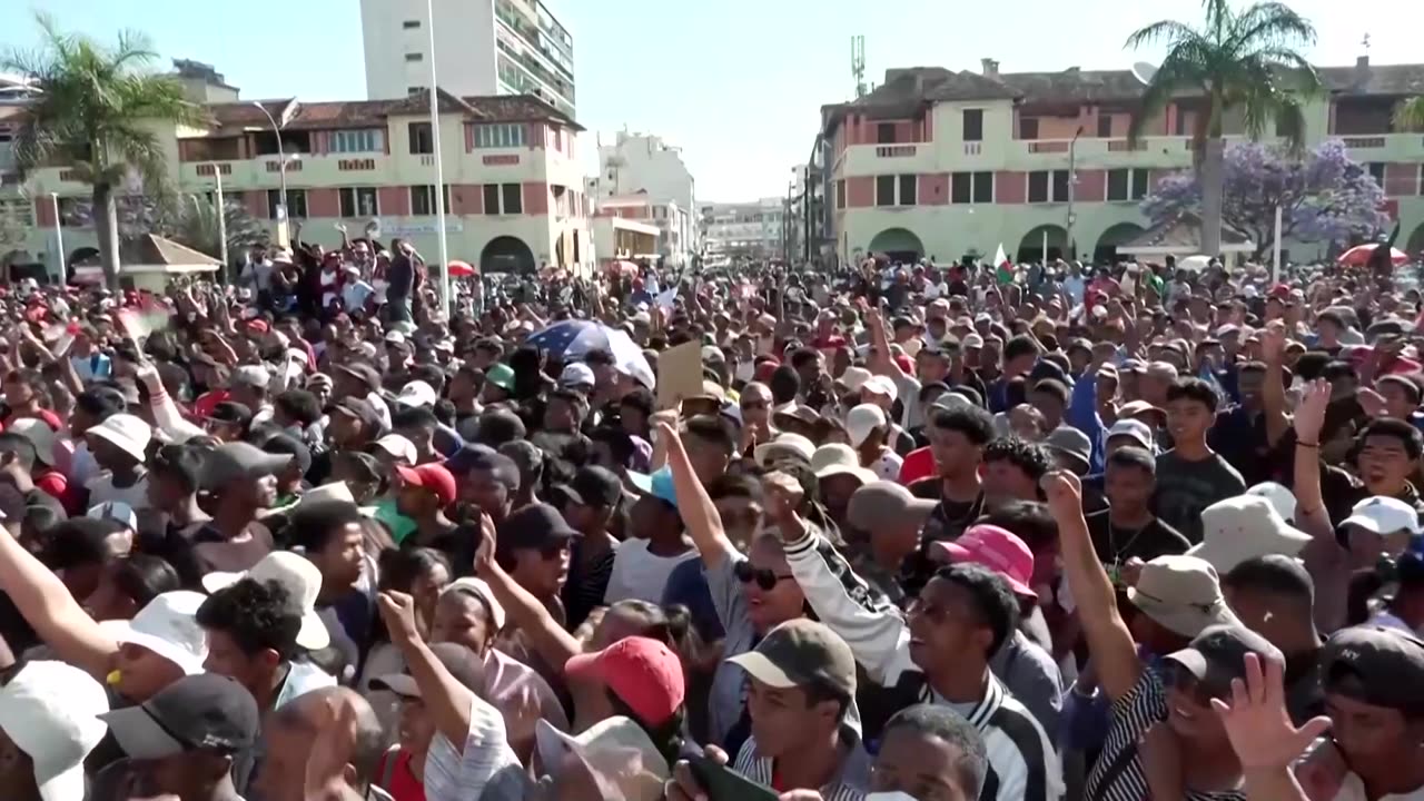 Madagascar's military appears on stage as colonel says it has taken power