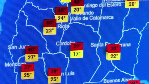 Argentina experiences extreme temperatures, scarce rain forecast