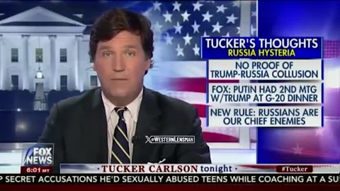 ICYMI: “Clinton-Russia is the real scandal, not Trump-Russia” Tucker episode from July 2017.