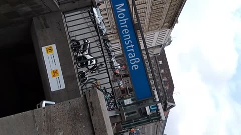Mall of Berlin U-Bahn Station Entrance(Mohrenstrasse)
