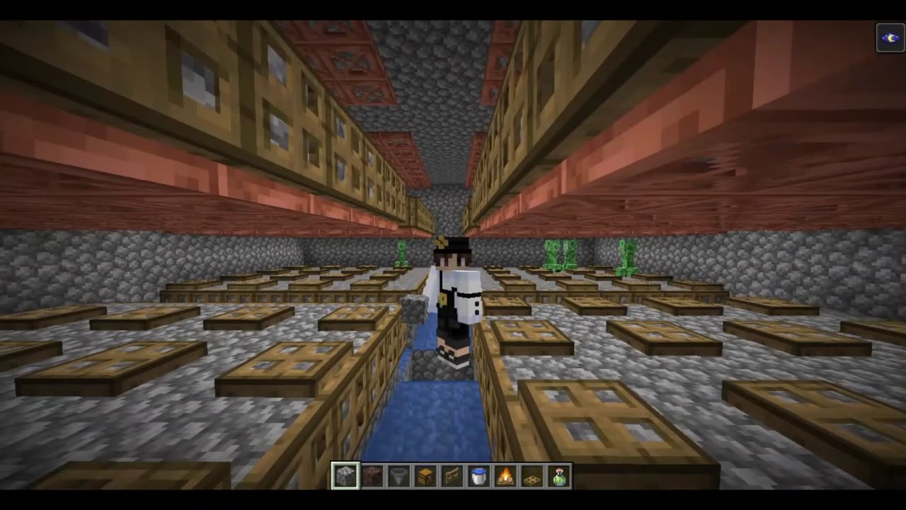 Granja de Creeper para Minecraft Java y Bedrock 1.21