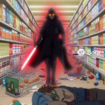 Sith DESTROYS everyone in the grocery store!!!