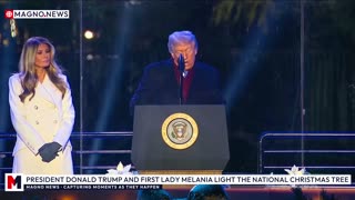 🇺🇸 President Donald Trump and First Lady Melania Light the 🎄 National Christmas Tree [LIVE]