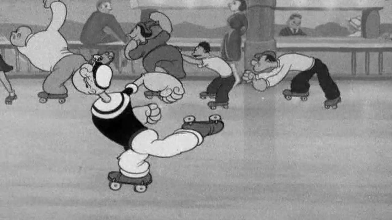 Popeye A Date to Skate 1938