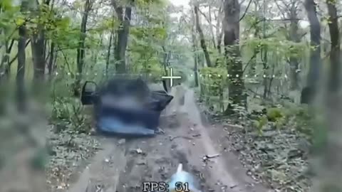 💥🚚 Ukraine Russia War | FPV Drone Hits Enemy Truck in Forest | RCF