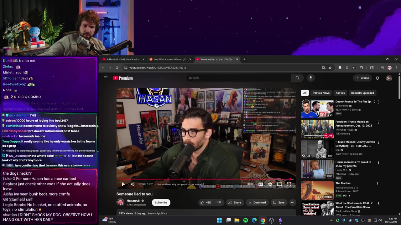 [Mirror] Destiny YouTube Stream