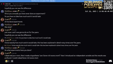 0133 WIDESTREAM - Worldwide Debates - YouTube/Twitch/Rumble