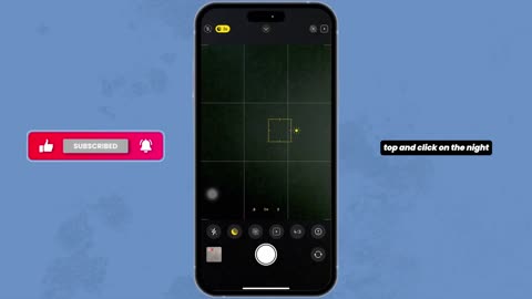 How to Turn On Night Mode iPhone Camera