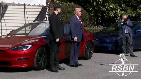 WATCH: President Trump Buys a Tesla from Elon Musk and Takes Questions - 3/11/25