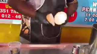 Refreshing Coconut Water with Red Syrup – Ultimate Tropical Street Drink!