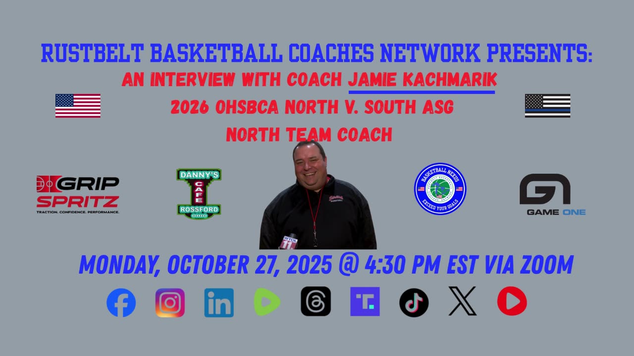 DON'T MISS THE RBCN INTERVIEW WITH COACH JAMIE KACHMARIK