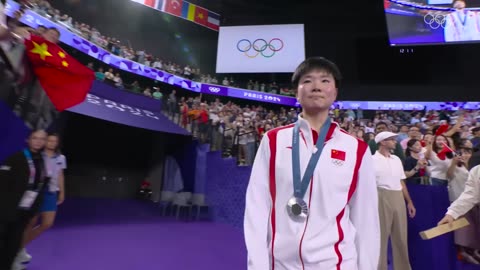 Women's Singles Badminton Final 🏸 | Paris 2024 (He bing qiao vs An se ying)