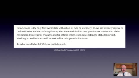 Nowhere To Hyde -- Utah Wants to Tax Idaho's Gasoline Consumers