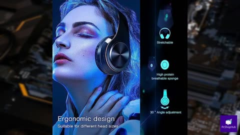 Bluetooth Headset Stereo Sound Computer Headset for Gaming Meetings Chat