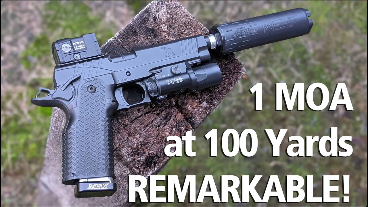 1 MOA at 100 Yards from a 2011 Pistol ?!