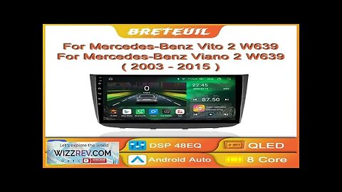 For Mercedes-Benz Vito 2 W639 Viano 2 W639 2003 2015 Android Review