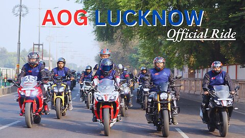 TVS Apache - AOG Lucknow Official Ride | 22 Rider