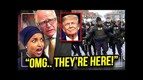 Breaking: Ilhan & Walz RUN OUT in PANIC as The CAVALRY Arrives in Minnesota!!!