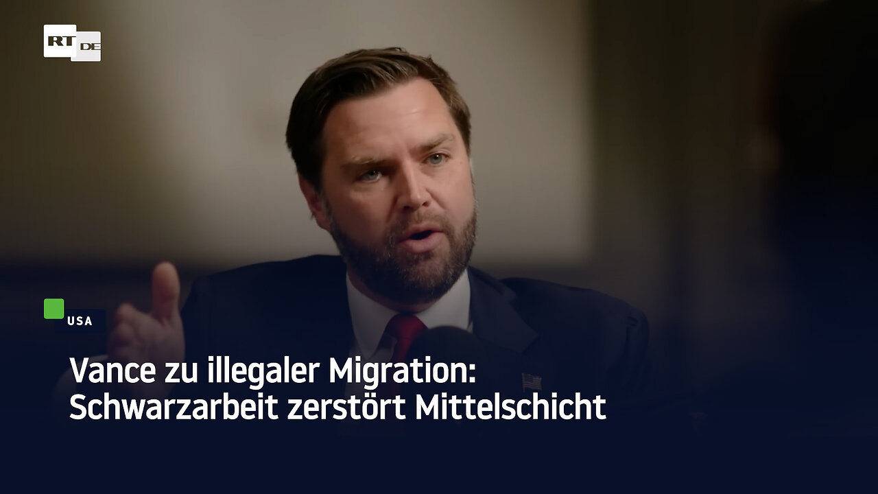 Vance zu illegaler Migration: Schwarzarbeit zerstört Mittelschicht