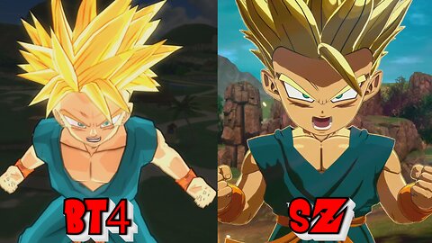 Kid Trunks - Dragon Ball Sparking Zero VS Budokai Tenkaichi 4