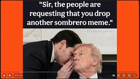 He's still not done.