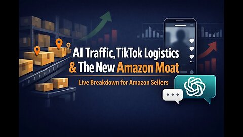 AI Traffic, TikTok Logistics & The New Amazon Moat (Live Breakdown)