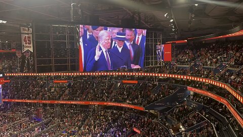 Trump’s swearing in reaction FROM the arena!!!