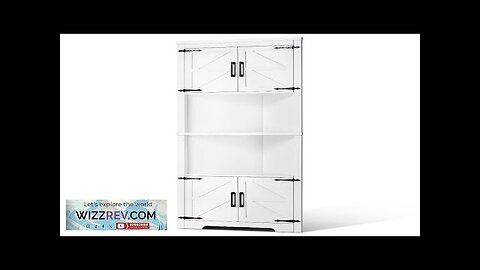 VEVOR 68" Corner Storage Cabinet with 4 Wooden Doors & Adjustable Shelves Review