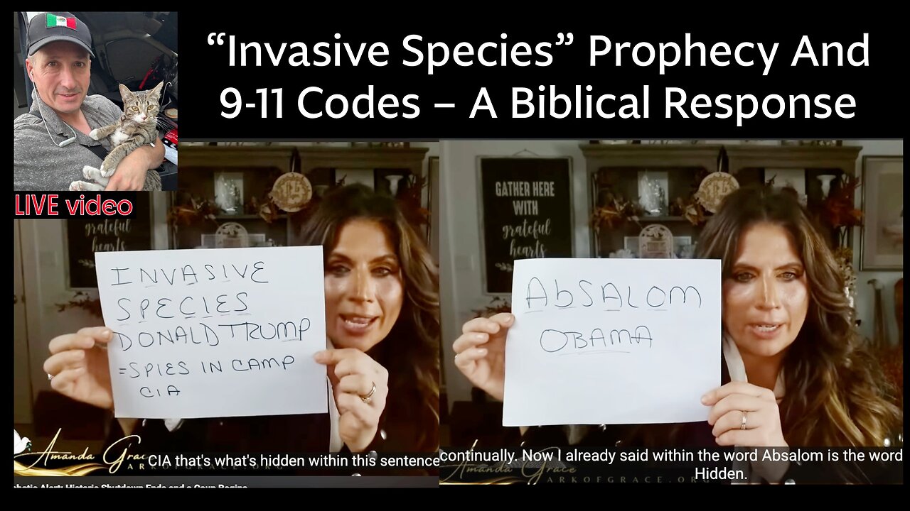 🚨 Amanda Grace’s “Invasive Species” Prophecy And 9-11 Codes – A Biblical Response