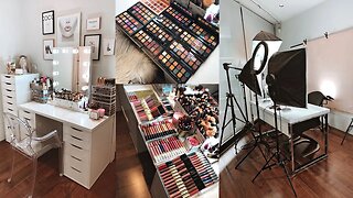 KLAUDIA'S MAKEUP COLLECTION / FILMING SET UP