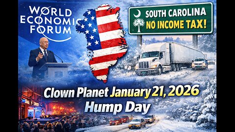 Clown Planet 21 January, 2026: WEF, Greenland Deal, ICE v Police