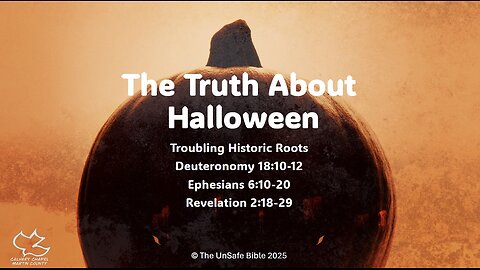Deuteronomy 18:10-12 The Truth About Halloween