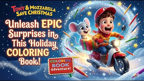 Unleash EPIC Surprises in This Holiday COLORING Book!