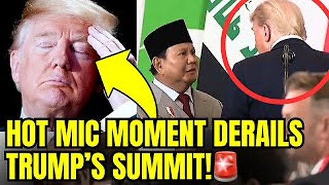 🚨Trump’s Egypt Summit Just EXPLODED With Hot Mic Scandal
