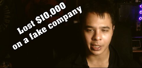 I lost $10,000 on a fake company