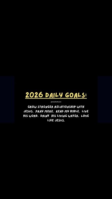 📍 It’s My 2026 Goals 🎉🩷 #repentance