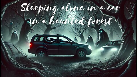 Sleeping alone in a car in a haunted forest