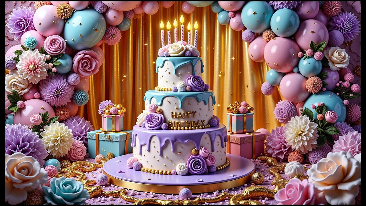 Cutest Happy Birthday Song Ever🎂 Remix DJ🎶 Beautiful Greeting Card for Birthday 🎉