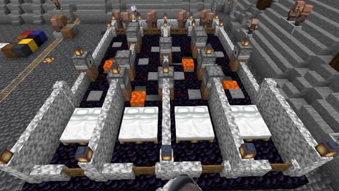 Survival Multi-Player #SMP - Villager moving & games