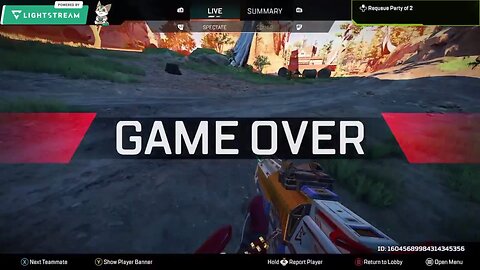 Nick was going off with the Kraber. He almost WON it all ⁨@nickdinsy6320⁩